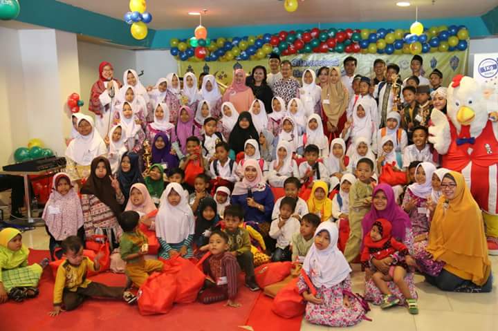 NCCB mengakan acara silaturahmi dan halal bihalal dengan sekitar 125 anak yatim di Cibinong.