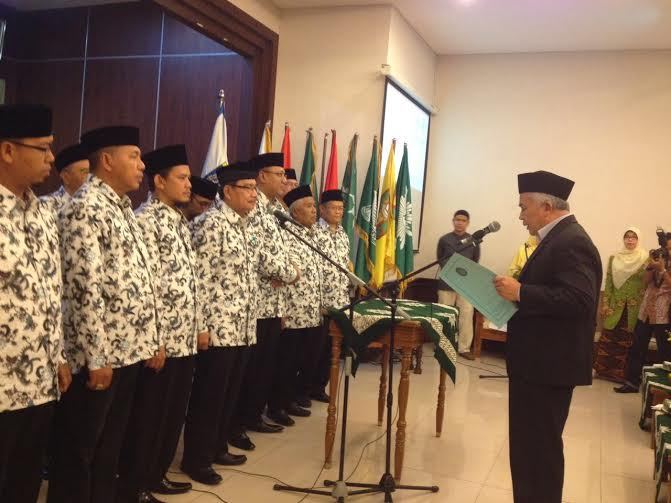 Inilah pengurus Dewan Pimpinan Muhammadiyah Kota Depok yang baru.