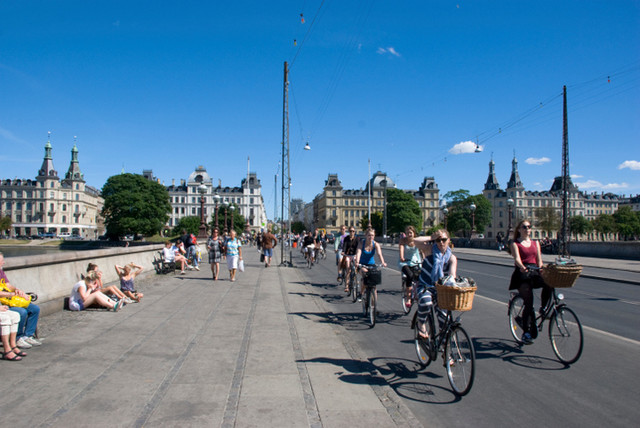 Kopenhagen merupakan salah satu kota terbaik untuk tujuan wisata bersepeda.
