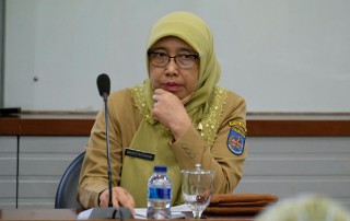 Ketua Bappeda Kota Depok, Widyati Riyandani.