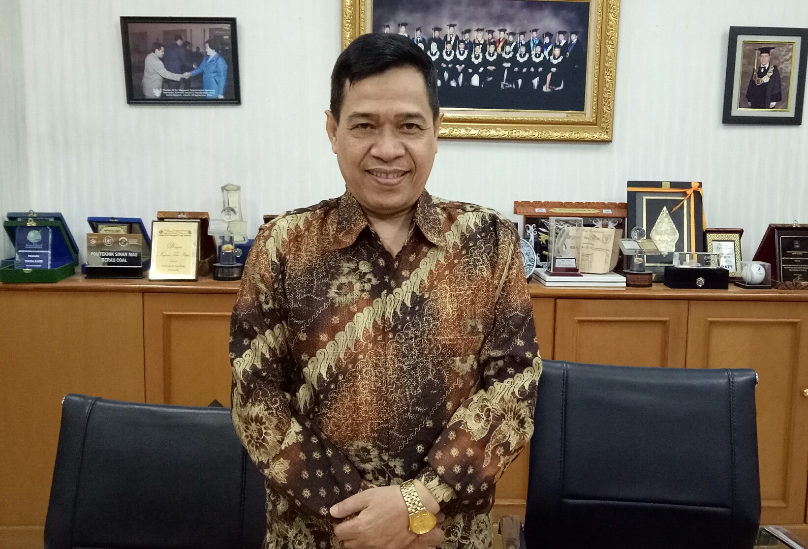 Direktur Politeknik Negeri Jakarta,  Abdillah SE,  MSi. 