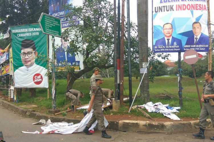 Bawaslu Kota Depok Akan Tertibkan Alat Peraga Kampanye 